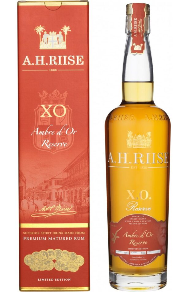 A.H. Riise XO Ambre d'Or XO 0,7l 42% (karton)