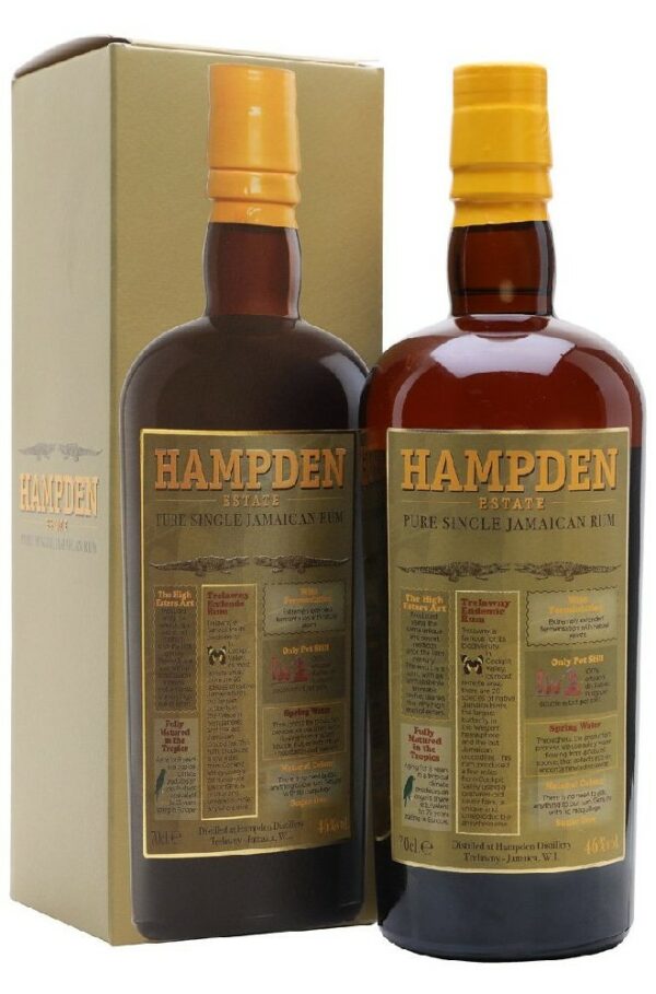 Hampden Estate Rum 8y 0,7l 46% (karton) - Image 2