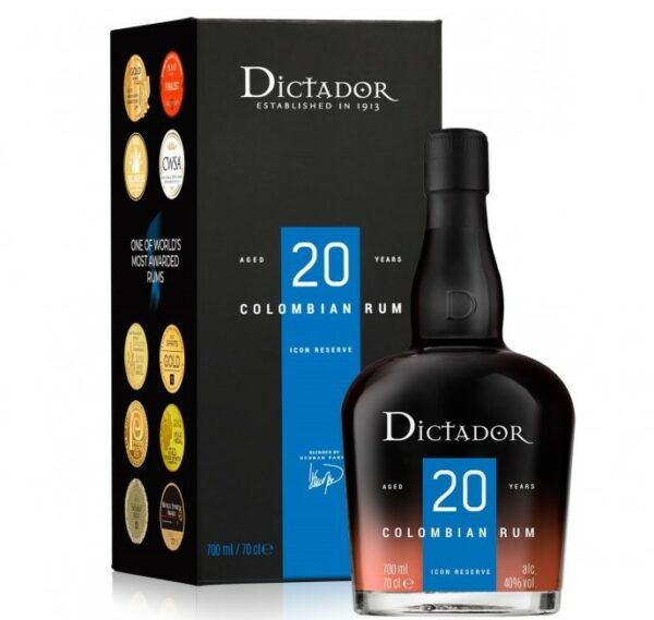 Dictador 20y 0,7l 40% (karton)