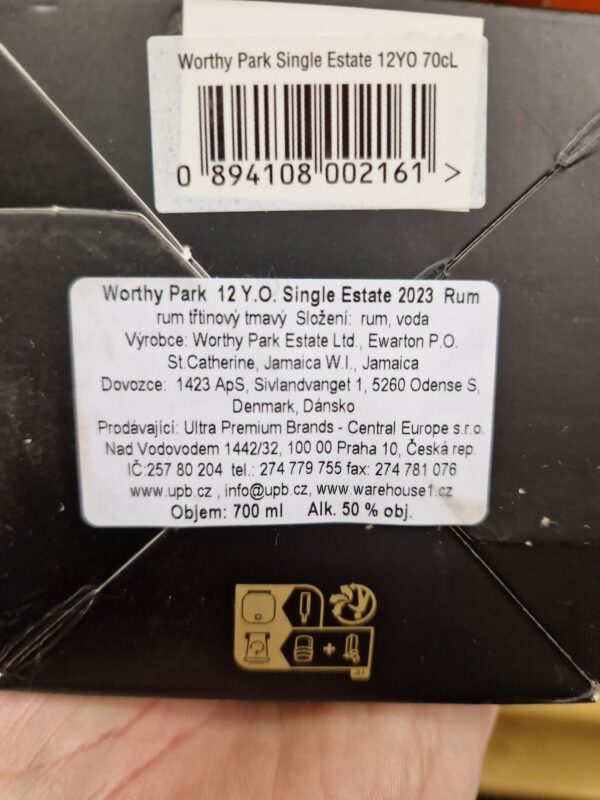 Worthy Park Single Estate 12y 2023 0,7 l 50% (karton) - Image 3