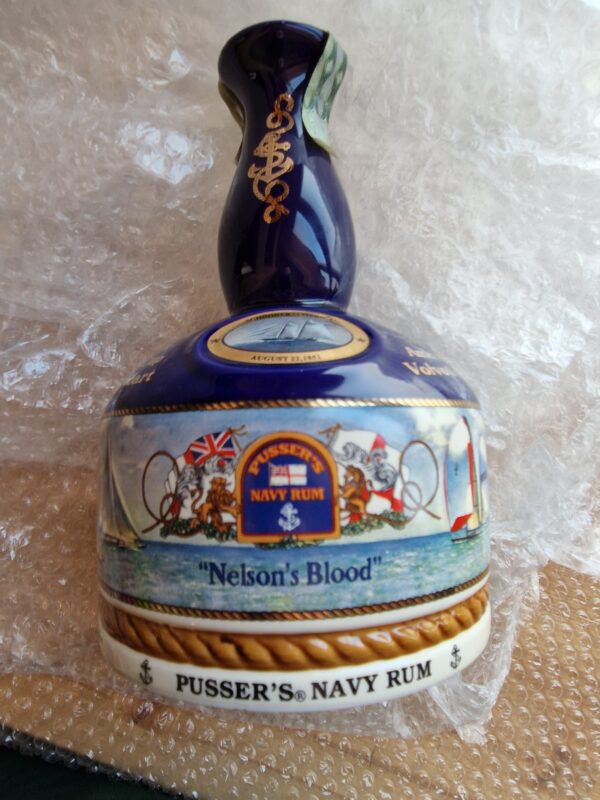 Pusser´s British Navy Nelsons Blood Yachting Decanter 15y 42% 1l (holá láhev) - Image 2