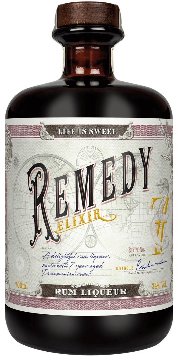 Remedy Elixir 0,7l 7y 34% (holá láhev)