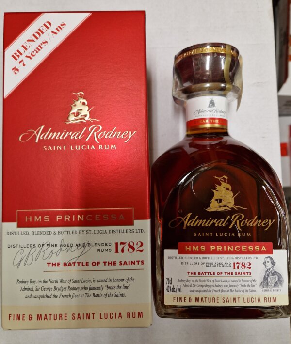 Admiral Rodney HMS Princessa 0,7l 40% (karton)