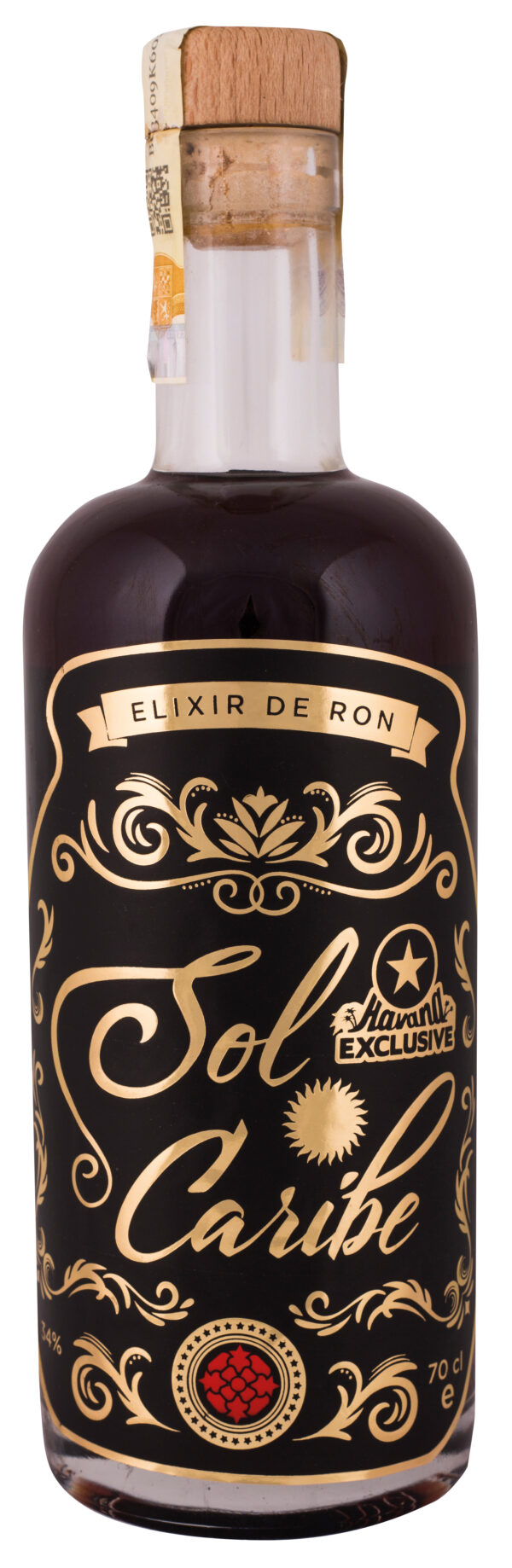 Sol Caribe Elixir de Ron 0,7 l 34% (holá láhev) - Image 2