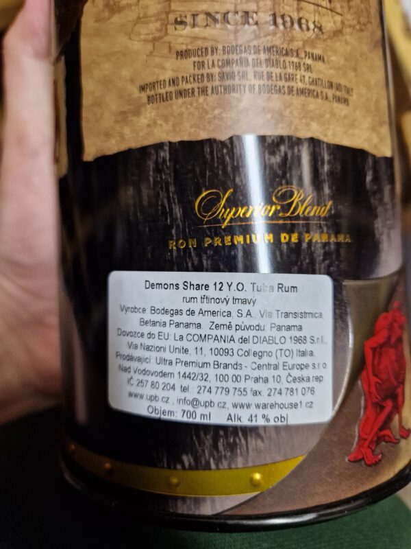 Demon´s Share 12 yo 41% 0,7 l (tuba) - Image 2