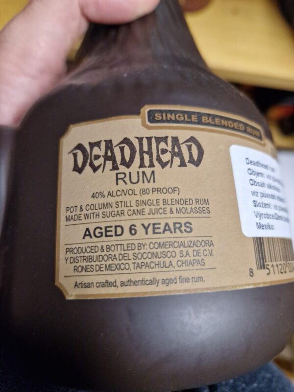 Dead Head 0,7 l 6y 40% New Design (holá láhev) - Image 3