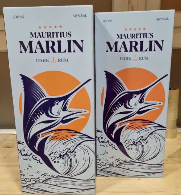 Marlin Mauritius Dark Rum 0,7 l 40% (karton) - Image 2