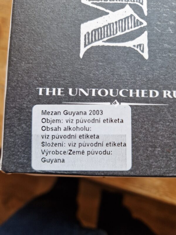 Mezan Guyana 2003 0,7l 40% (krabička) - Image 2