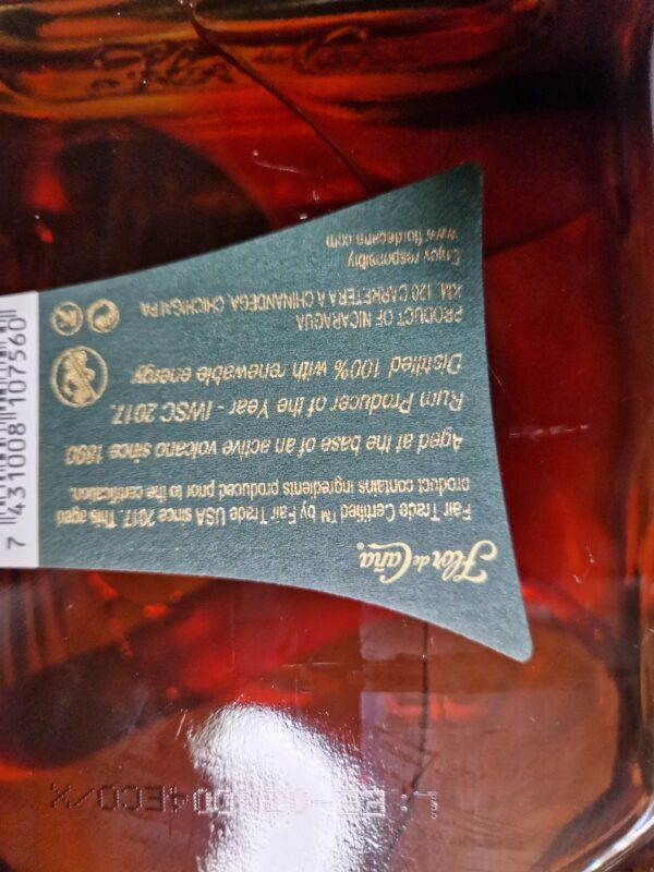 Flor de Cana 15 y Eco 0,7 l 40% (karton) - Image 3