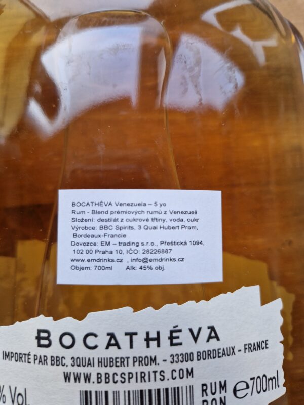 Bocathéva Venezuela 0.7L 45% (holá láhev) - Image 2