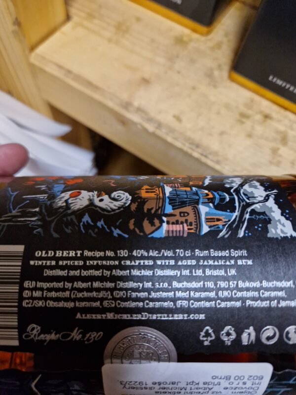 Old Bert Winter Spiced Limited Edition 0,7 l 40% (holá láhev) - Image 3