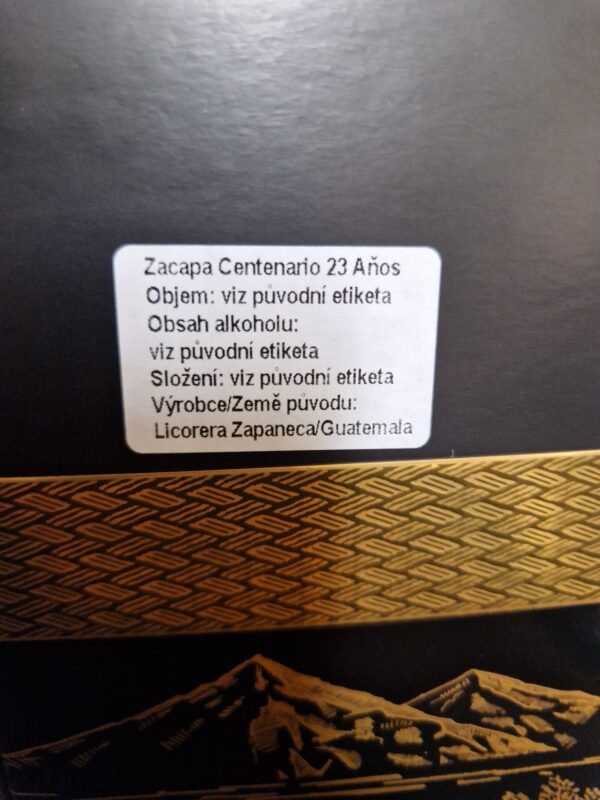 Ron Zacapa Centenario Solera Gran Reserva Rum 23y 40% 1 l (karton) - Image 2