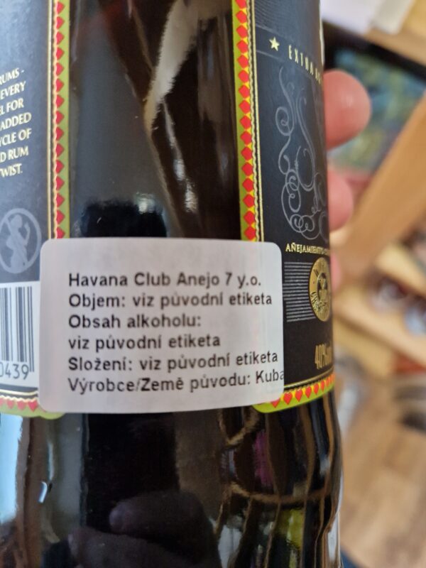 Havana Club 7y 0,7l 40% (holá láhev) - Image 2