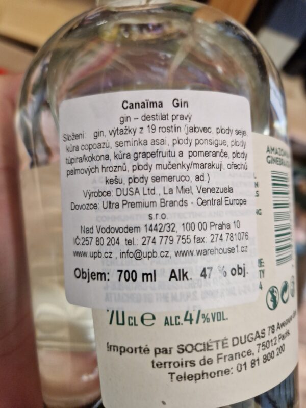 Canaïma 0,7 l 47% (holá láhev) - Image 2