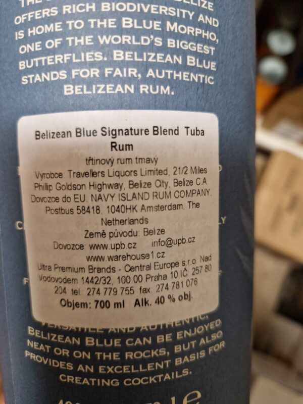 Belizean Blue 0,7l 40% (tuba) - Image 2