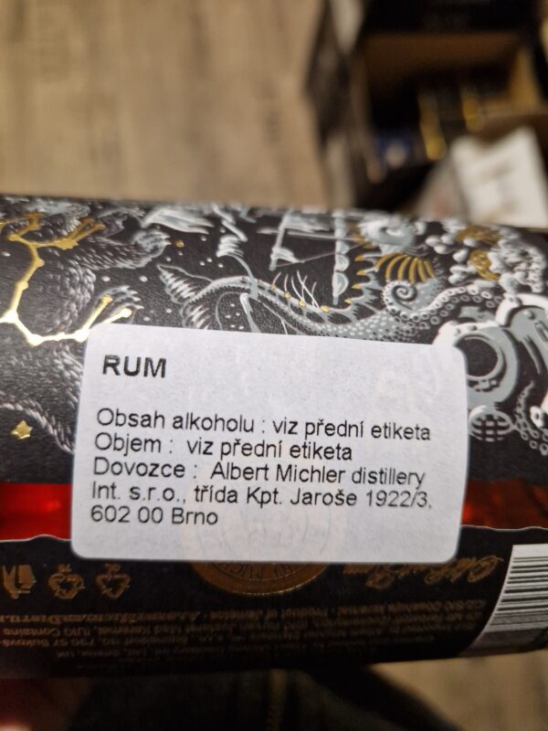 Old Bert Jamaica Rum 0,7l 40% (tuba) - Image 2