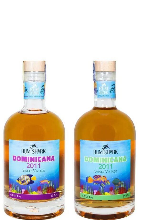 Rum Shark Dominicana 2011 Single Vintage Barrel 1 + Barrel 5 2x 0,7l 61,1% (karton)