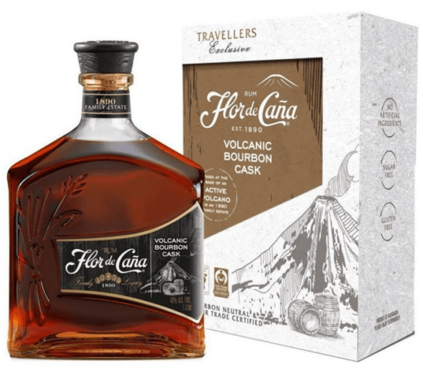 Flor de Cana Volcanic Bourbon Cask 40% 1 l (karton)