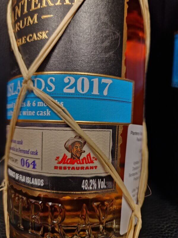 Planteray Fiji Islands 2017 Single Cask Premium 2025 Pauillac Wine Cask 48,2% 0,7l (karton) - Image 3